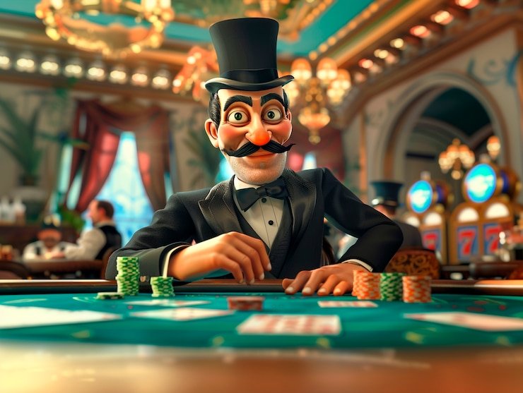Live Sic Bo table with three dice and dealer at jpmania slot studio